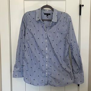Riley Tailored Fit Button Down Banana Republic